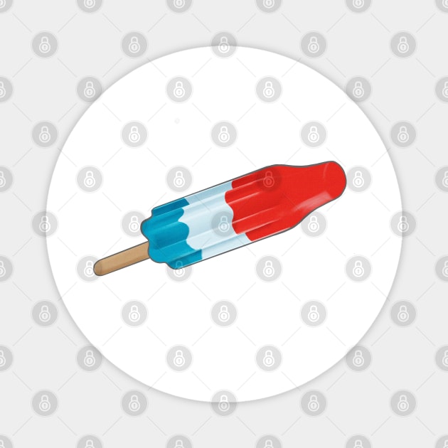 USA Rocket Pop - Popsicle Magnet by Vector Deluxe